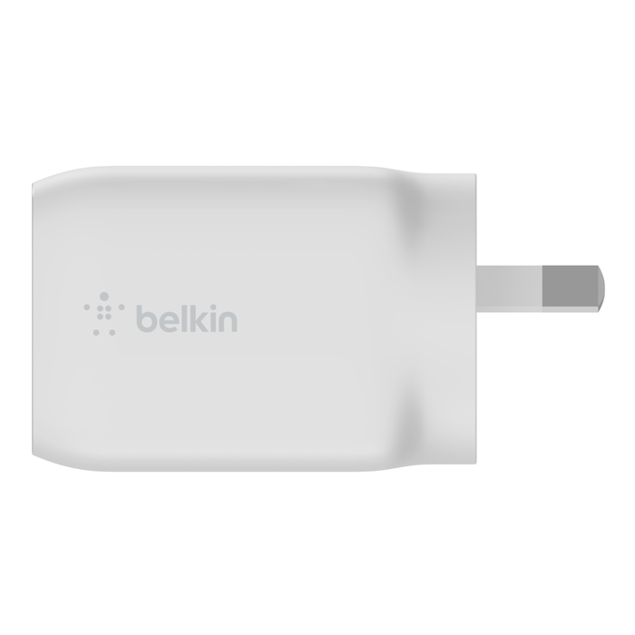 Dual USB-C GaN Wall Charger with PPS 65W, White, hi-res